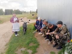 «Рабочий полдень» музыкально-поэтический привал для тружеников зернотока ООО "Держава" подготовили специалисты Большесибинского ЦСДК